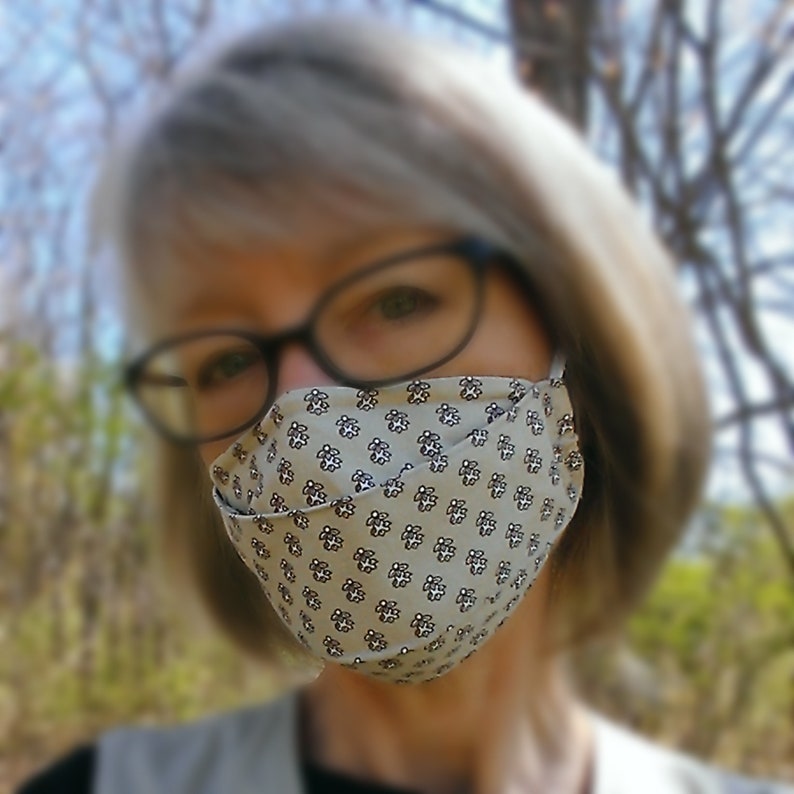 3D Mask Origami Face Mask 3D Face Mask Origami Mask French Etsy