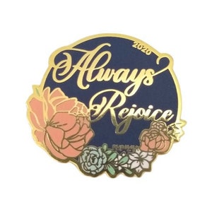 JW Pin / Always Rejoice Enamel Lapel Pin / JW Convention / Jw Gifts / Regional / Baptism Gift / Elder Gift / JW Pioneer