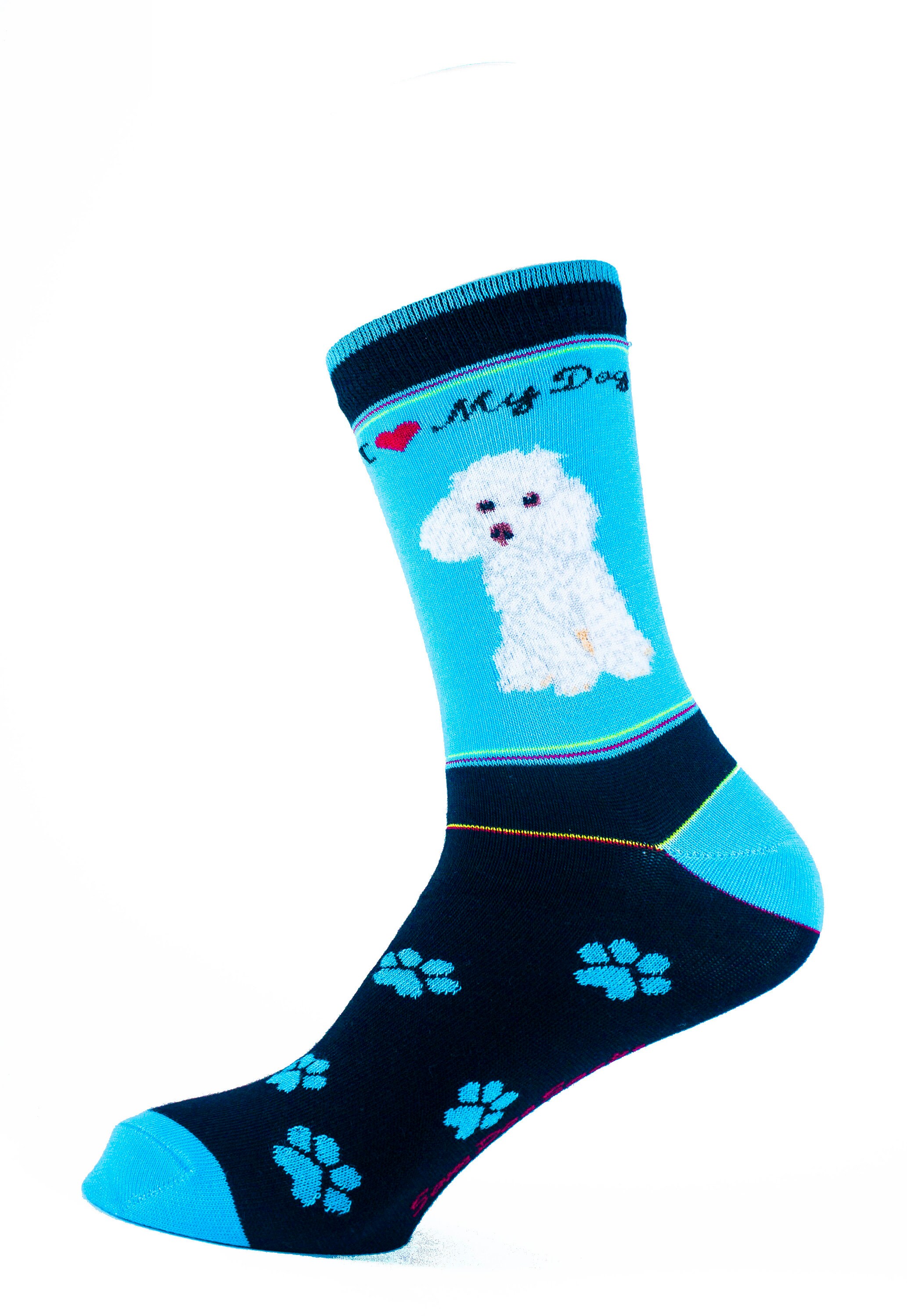 Poodle White DogSocks Signature Etsy