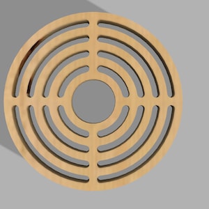 Arquivos vetoriais pan trivet/svg e dxf/arquivos cnc roteador cnc de gravação a laser