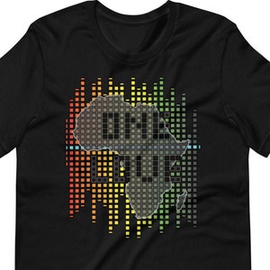 One love t-shirts Short-Sleeve Unisex T-Shirt Perfect gift everyone / African map t-shirt / love from Africa