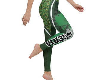 Nigeria Flag Yoga Leggings – Women's Athletic Pants