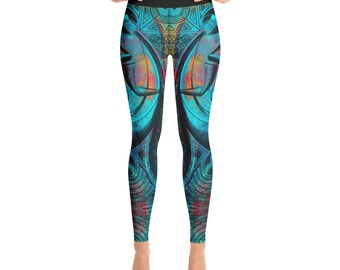 African Tribal Art Yoga Leggings – Women's Printed Activewear