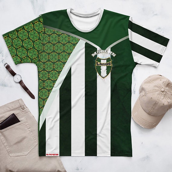 Nigerian Flag T-Shirt | Vintage Made In Nigeria Gift Nigerian Flag T-Shirt | Vintage Made In Nigeria Gift