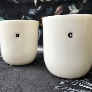 Taza Carta personalizada de porcelana
