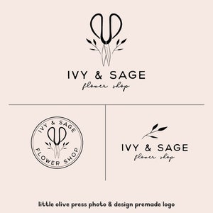 Premade Logo Craft Scissors Watermark Photography Interior Design ...