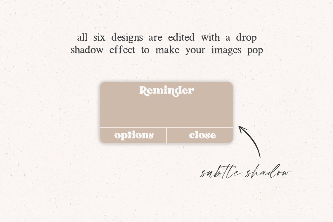 Boho Inspired Reminder Sticker Clipart Stickers Neutral Color - Etsy