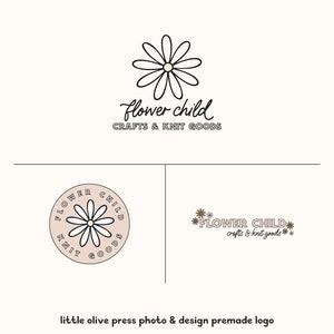 Logo premade Margherita Fotografo Retro Font Designer Stilista Carattere retrò Filigrana Minimalista Interior Design Yoga Wellness Salon Bellezza