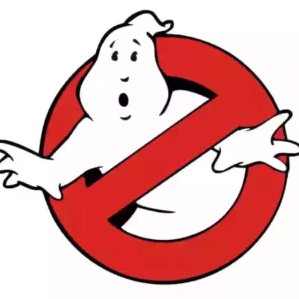 GHOSTBUSTERS Movie prop STICKER logo large car door DECALS classic ecto, collectible, ghost busters Black Friday Christmas Halloween Spooky
