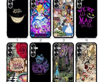 Funda para teléfono inspirada en la estética del País de las Maravillas Mágico de Curious Girl para Samsung S26 Plus S25 Plus S24 Plus S23 Plus S22 Plus S21 Plus