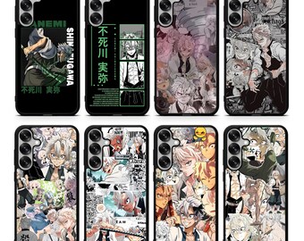 Funda para teléfono con estética anime de guerreros de ojos intensos inspirada en Samsung Z Fold 7, Z Fold 6, Z Fold 5, Z Fold 4 y Z Fold 3.