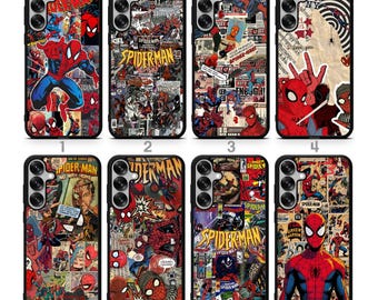 Funda para teléfono inspirada en el estilo cómic Masked Wall Crawler para Samsung S26 S25 S24 S23 S22 S21 S24 Fe S23 Fe