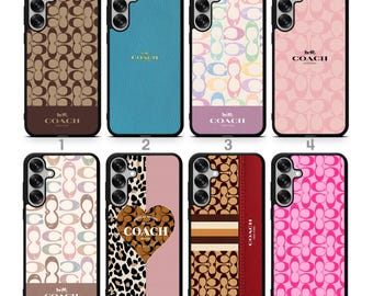 Funda para teléfono Samsung Z Fold 7, Z Fold 6, Z Fold 5, Z Fold 4 y Z Fold 3 con monograma metálico brillante de estilo moderno y elegante.