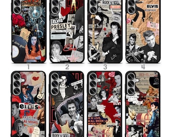 Funda para teléfono con estilo retro clásico inspirada en el micrófono para Samsung S26 Plus, S25 Plus, S24 Plus, S23 Plus, S22 Plus y S21 Plus.