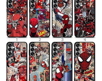 Funda para teléfono inspirada en el estilo de los héroes de Comic City Skyline para Samsung S26 Fe S25 Fe S24 Fe S23 Fe S21 Fe S20 Fe