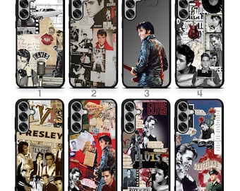 Funda para teléfono inspirada en leyendas de la música con un toque retro de escenario para Samsung S26 Fe S25 Fe S24 Fe S23 Fe S21 Fe S20 Fe
