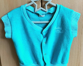 NWT Girl/'s Top 18-24m Ruffle Trim Tee Blue