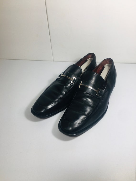 Gucci Men’s Loafers Silver Horsebit Shoes