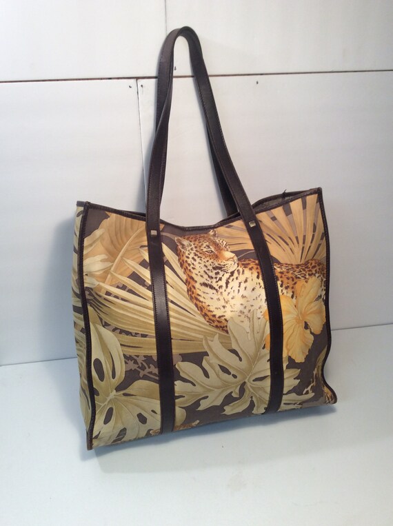 ferragamo animal print bag