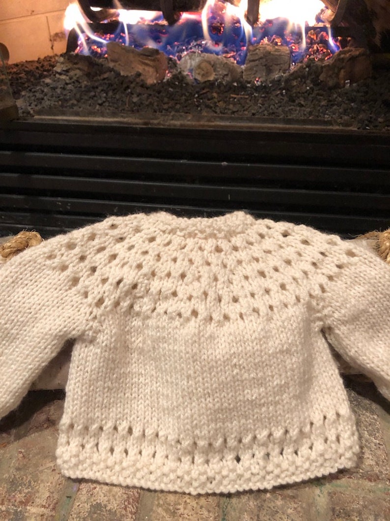 Irish Baby Sweater Etsy