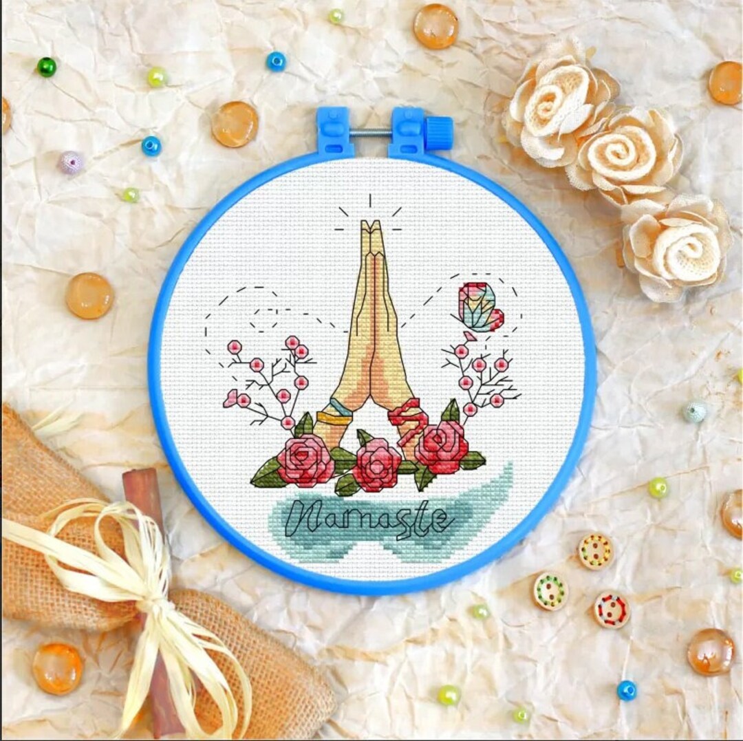 Yeesam Art Kreuzstich-Kit Hand In Hand – Anspruchsvolles Set Für Fortgeschrittene