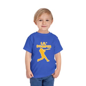 Lil&#39; Dumper Toddler T-Shirt Funny Baseball Tee for Kids, Cal Raleigh Inspired, Seattle Mariners Fan Shirt