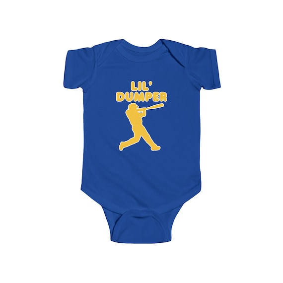 Lil' Dumper Baseball Baby Home Run Bodysuit | Funny Cal