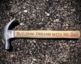 Personalized Engraved Hammer - Father's Day Gift for Dad