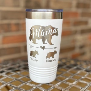Personalized 20 oz Stainless Steel Tumbler: Laser Engraved Travel Coffee Cup