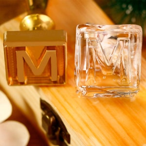 Timbre de glace personnalisé, timbre de glaçon personnalisé timbre de moule de glaçon personnalisé, timbres de glace de cocktail, cadeau de timbre en laiton de Brander de glace pour les barmans