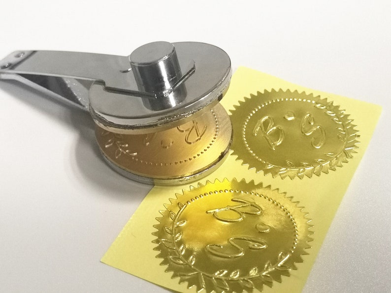 Custom Logo Embosser Stamp Custom Embossing Stamp Wedding Etsy