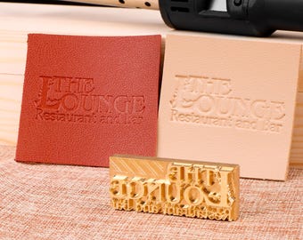 Leather stamping, leather branding iron tool, gold foiling on leather, custom branding stamp for leather, temperature control electric iron