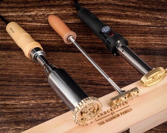 Custom Branding Iron for Wood, Electric Wood Branding Irons Personalized Leather Stamps with Your Logo Wood Burning Stamps for WoodWorking