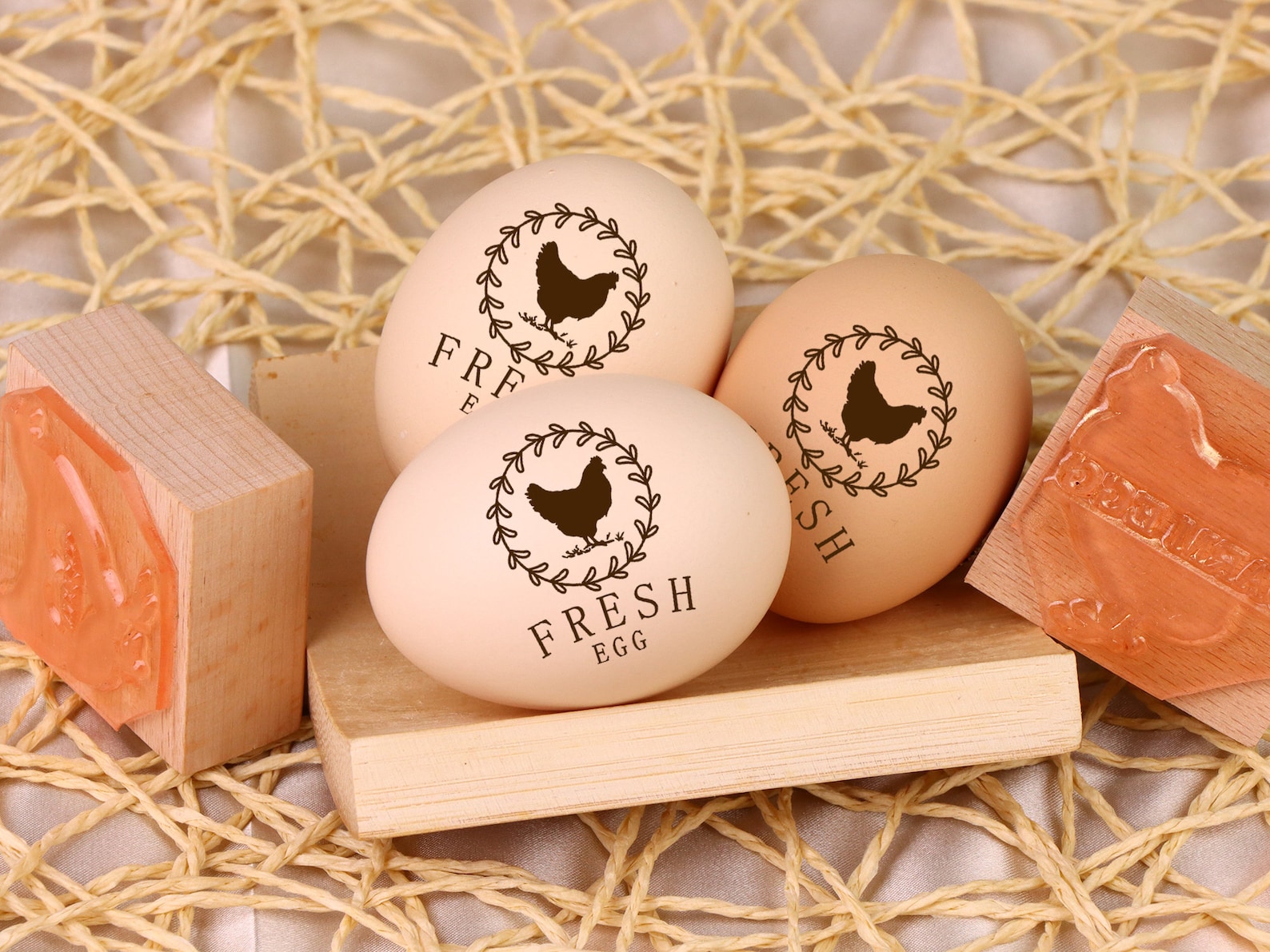 Custom Egg Stamp Custom Egg Carton Stamp Fresh Egg Stamp Etsy