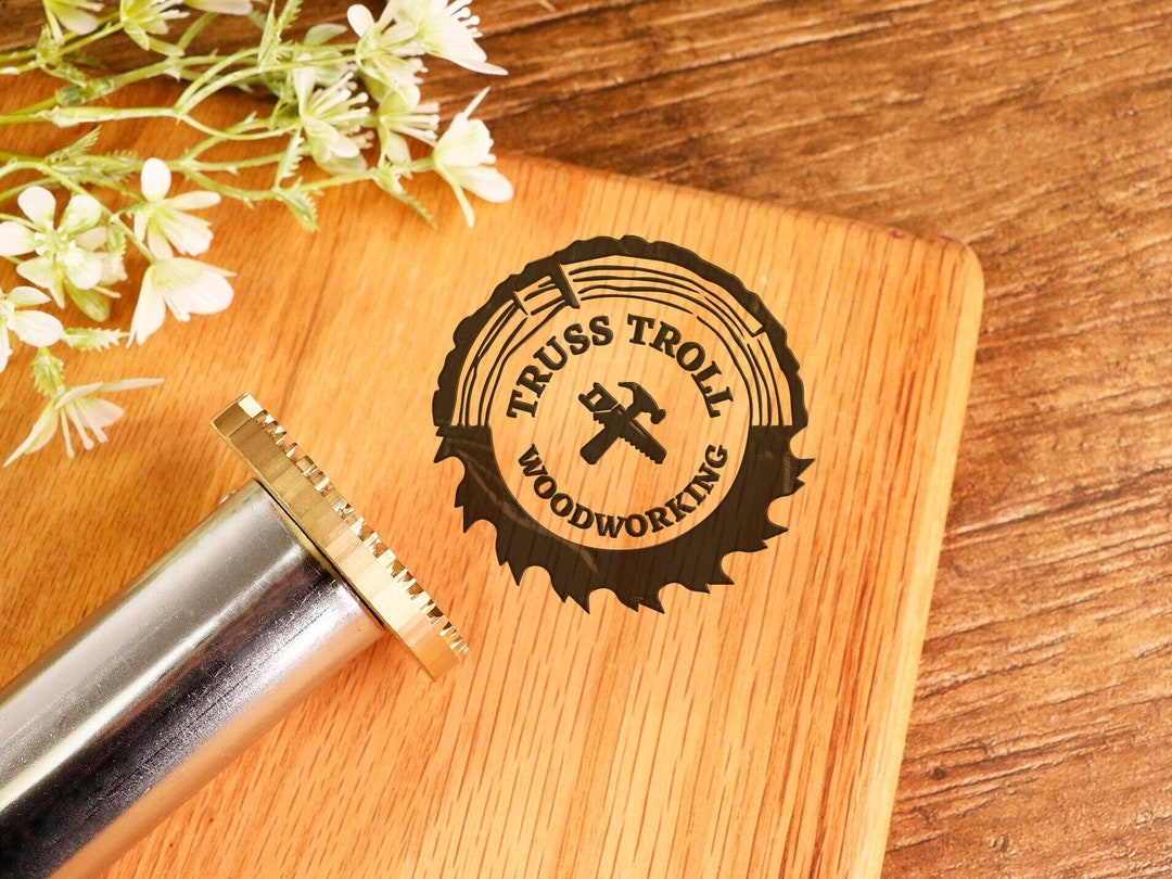 Wood Branding Iron Custom Logo Branding Iron for Woodworker , Leather