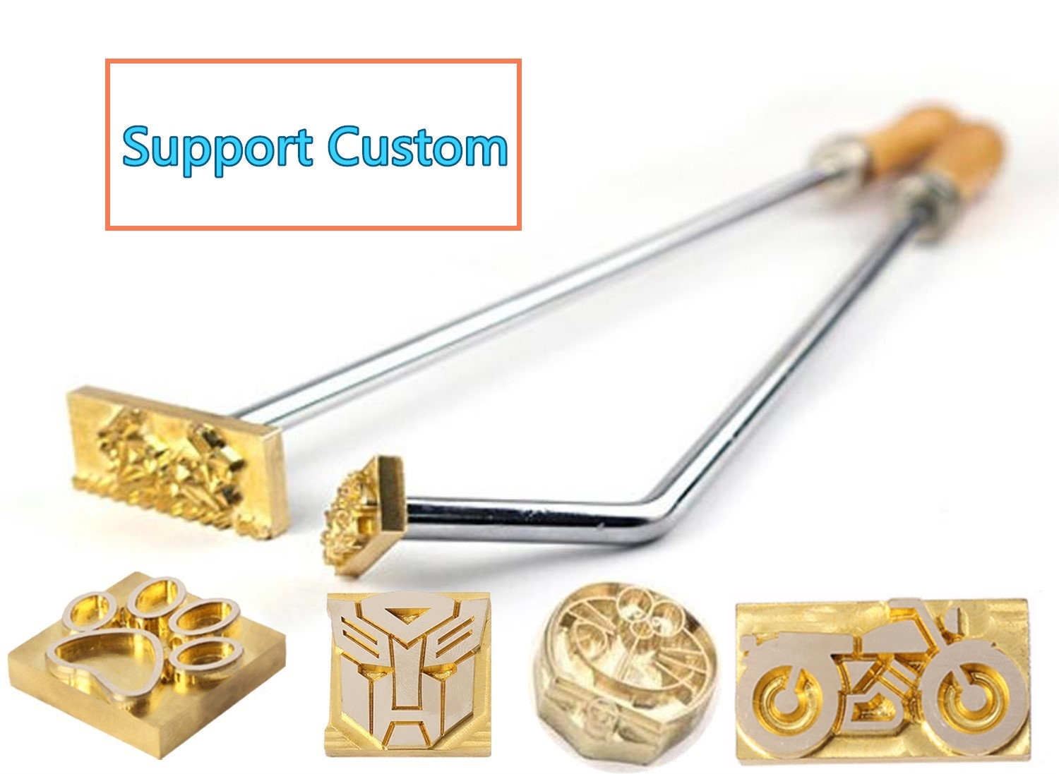 Custom Brand Iron/ Steak Brand Iron Custom Metal Stamp Heat Etsy