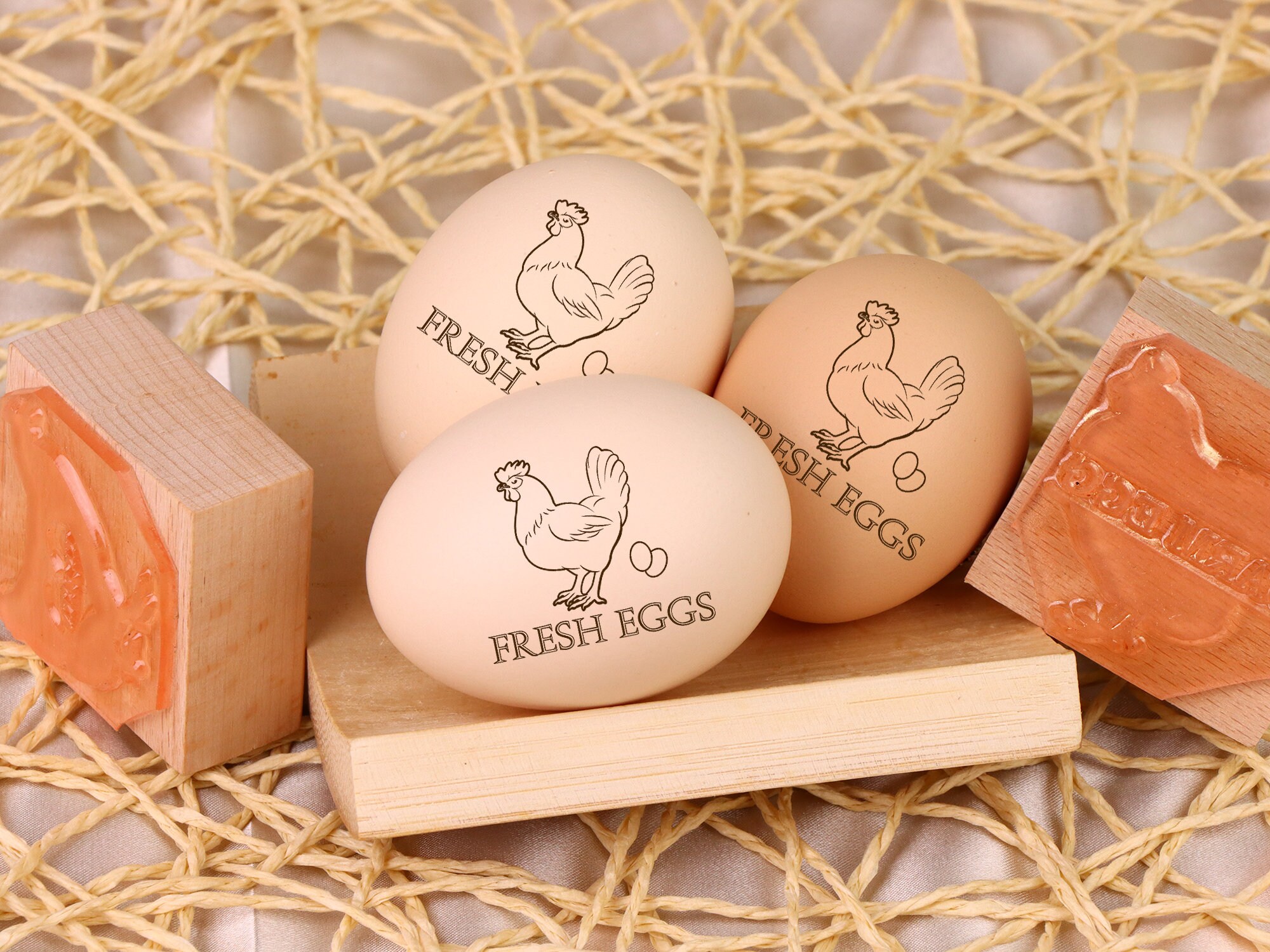 Chicken Eggs Stamp Rubber Stamp Egg Stamp Custom Custom Egg Etsy UK