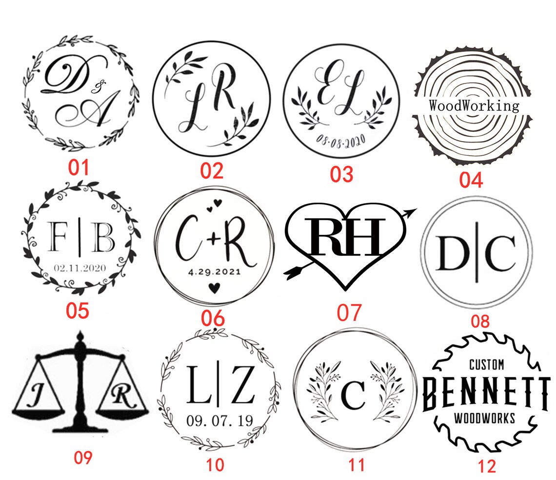 Custom Branding Iron for Food Custom Flame Heated Branding Etsy