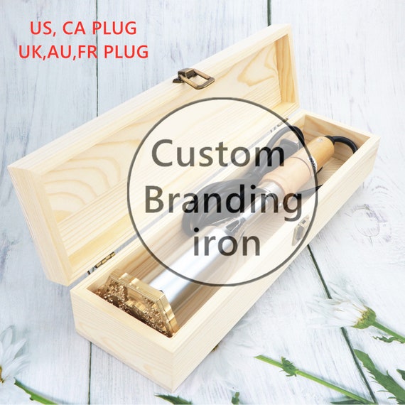 Custom Branding Iron for Wood Electric Wood Branding Iron Branding Iron  With Electric Heater Branding Iron Custom for Wood Burning Stamp 