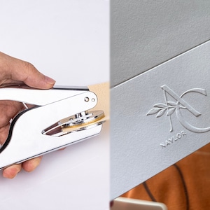 Timbro embosser personalizzato, timbro embosser indirizzo personale, embosser familiare, timbri per indirizzi, timbro embossing, embosser monogramma, sigillo embossing