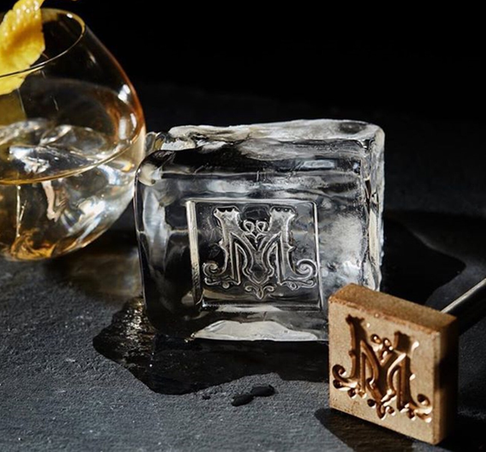 Custom Ice Stamp Personalized Ice Cube Stamp Personalized Etsy