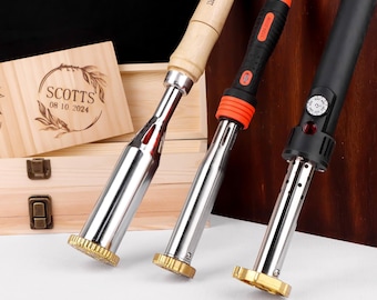 Electric iron for wood Custom branding iron for Woodworking, Wood burning stamp, Wedding wood stamp Heating iron Christmas Gift