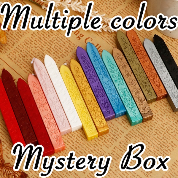 Sealing Wax - Mystery Box - Blind Bag - Wax Stick - Multiple Colors Wax - Wax Seal Stamp Kit
