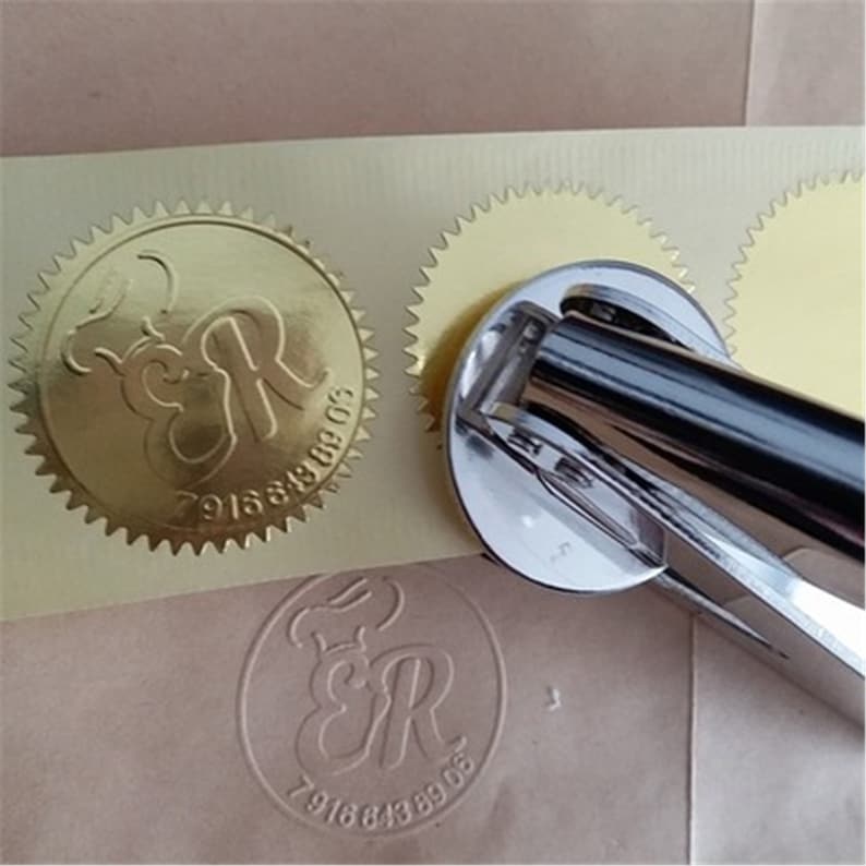 Custom Embosser Stamp Personal Address Embosser Stamp Family Etsy
