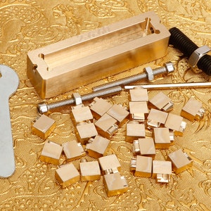 Custom 26 Alphabet Stamp branding iron Brass Stamp, Interchangeable Wood Brand Iron heater Emboss Letter, Individual letters branding iron