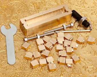 Benutzerdefinierte 26 Alphabet Stempel Branding Eisen Messing Stempel, austauschbare Holz Marke Eisen Heizung PrägeBrief, individuelle Buchstaben Branding Eisen