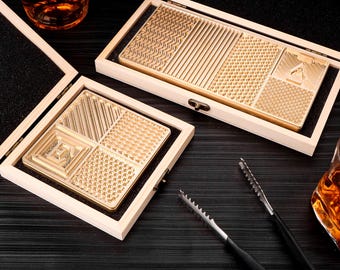 Multiple designs ice cube tray, ice tray custom, ice plate for bar, brass molds for ice, ice cube stamp, ice tongs, ice stamps