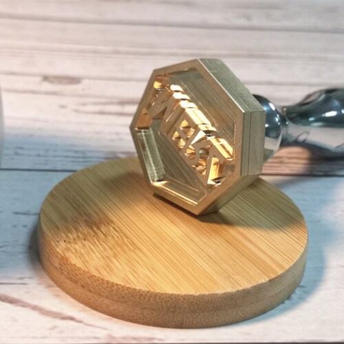 Custom Business Logo Ice Cube Custom Brass Stamp for Ice Etsy