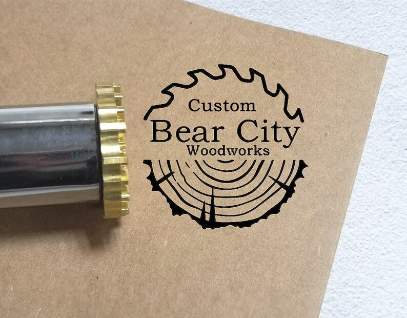 Custom Branding Iron for Woodworking Brass Emboss Stamp Etsy