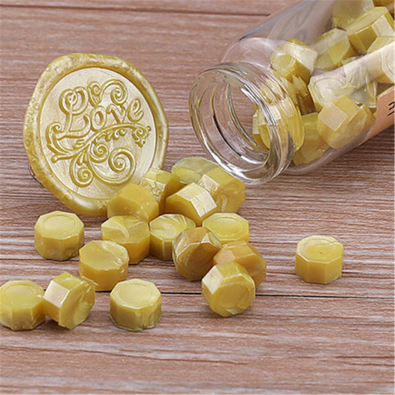 Gold wax beads 16 colors seal wax beads100 pcs wax beads for Etsy